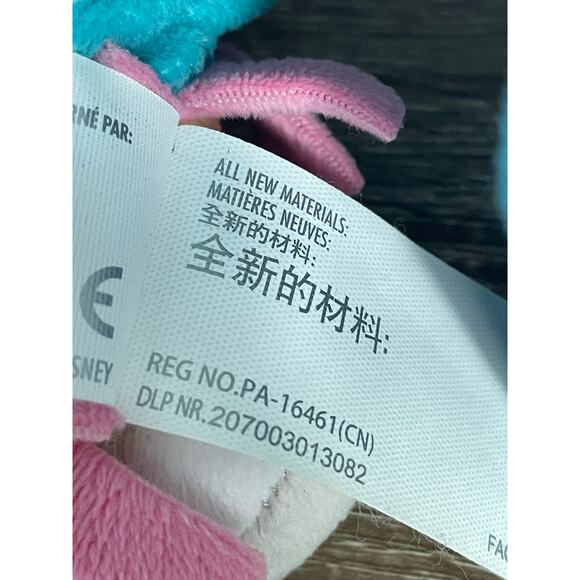 Disney Parks Babies Dumbo Plush Elephant 10" Blue Blanket Skirt Dress Authentic - Picture 5 of 10